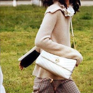 Tory Burch White Shoulder Bag